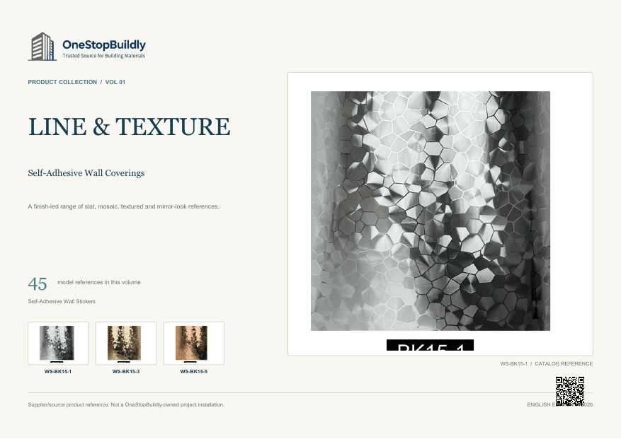 LINE & TEXTURE: Self-Adhesive Wall Coverings catalog cover