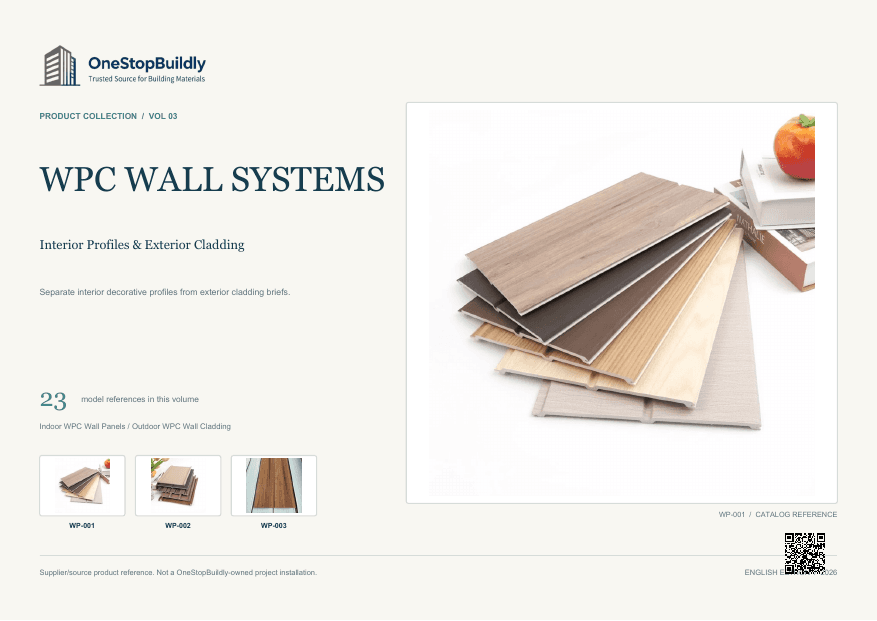 WPC WALL SYSTEMS: Interior Profiles & Exterior Cladding catalog cover